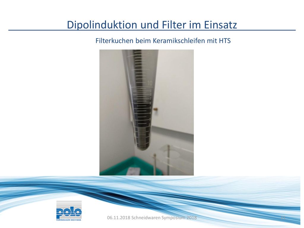 Filterkuchen beim Keramikschleifen mit HTS