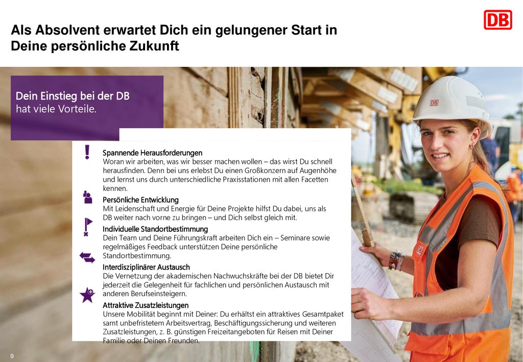 Als Absolvent erwartet Dich ein gelungener Start in Deine persönliche Zukunft
