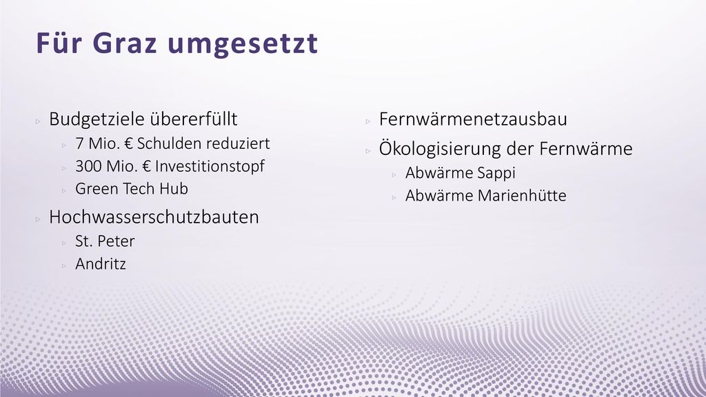 Bilanz Agenda Graz 22 Burgermeister Siegfried Nagl Burgermeister Stellvertreter Mario Eustacchio Ppt Herunterladen