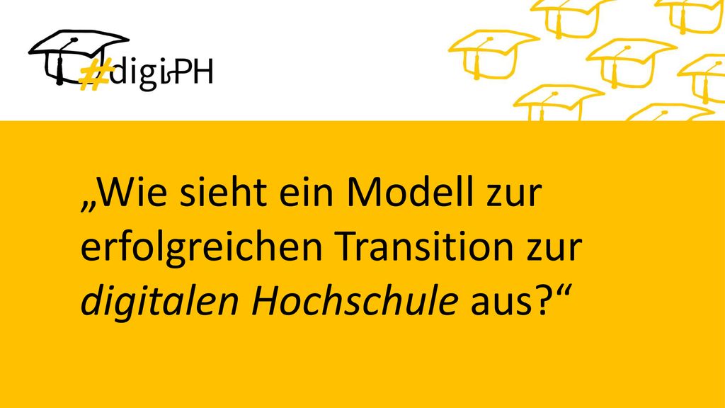 „Wie sieht ein Modell zur erfolgreichen Transition zur digitalen Hochschule aus