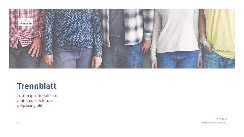 Trennblatt Lorem ipsum dolor sit amet, consectetuer adipiscing elit