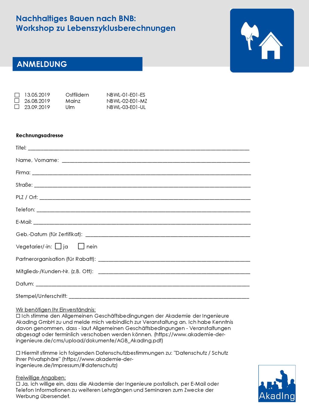 Nachhaltiges Bauen nach BNB: Workshop zu Lebenszyklusberechnungen