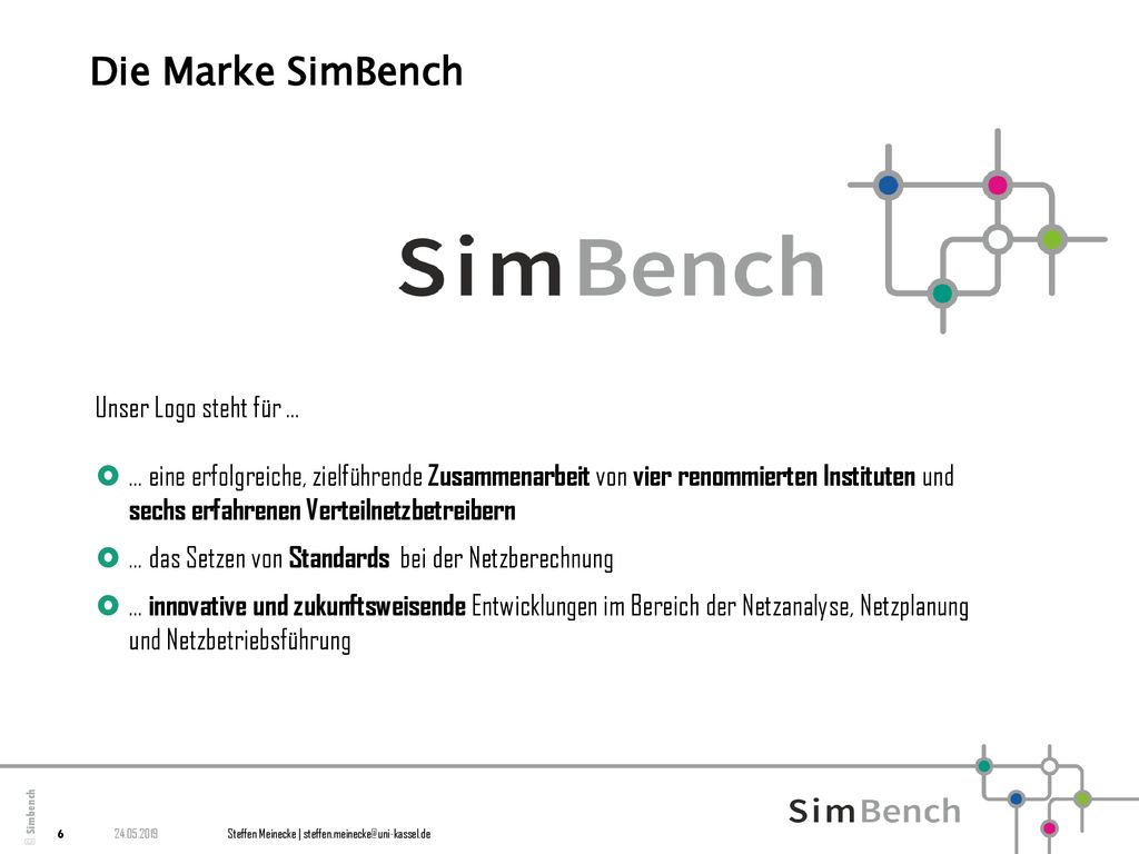 Die Marke SimBench Unser Logo steht für …