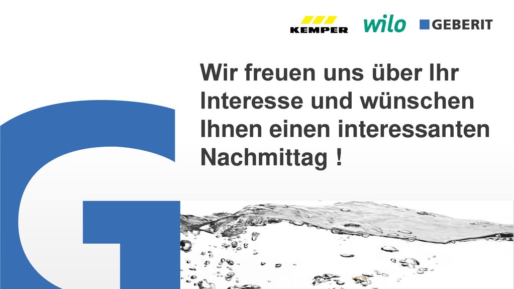 Wir freuen uns über Ihr Interesse und wünschen Ihnen einen interessanten Nachmittag !