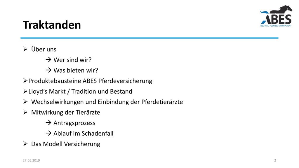 Traktanden Über uns  Wer sind wir  Was bieten wir