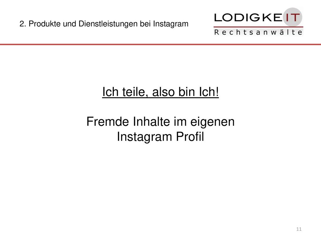 Fremde Inhalte im eigenen Instagram Profil