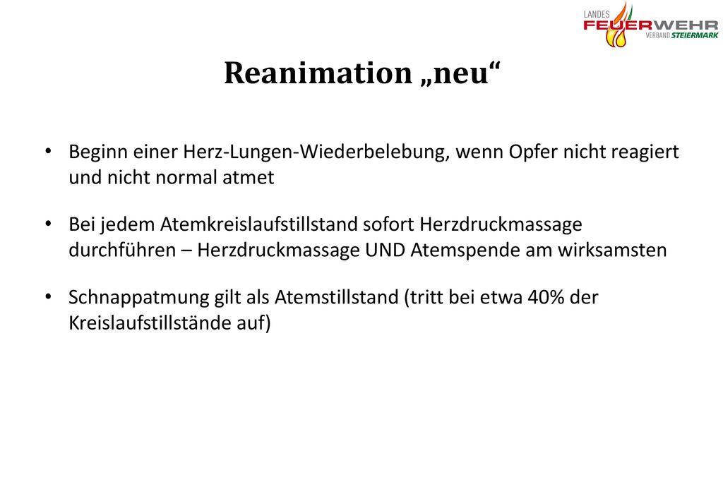 Reanimation „neu Beginn einer Herz-Lungen-Wiederbelebung, wenn Opfer nicht reagiert und nicht normal atmet.