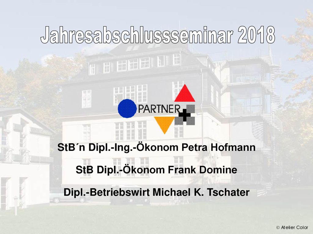 Jahresabschlussseminar Ppt Herunterladen