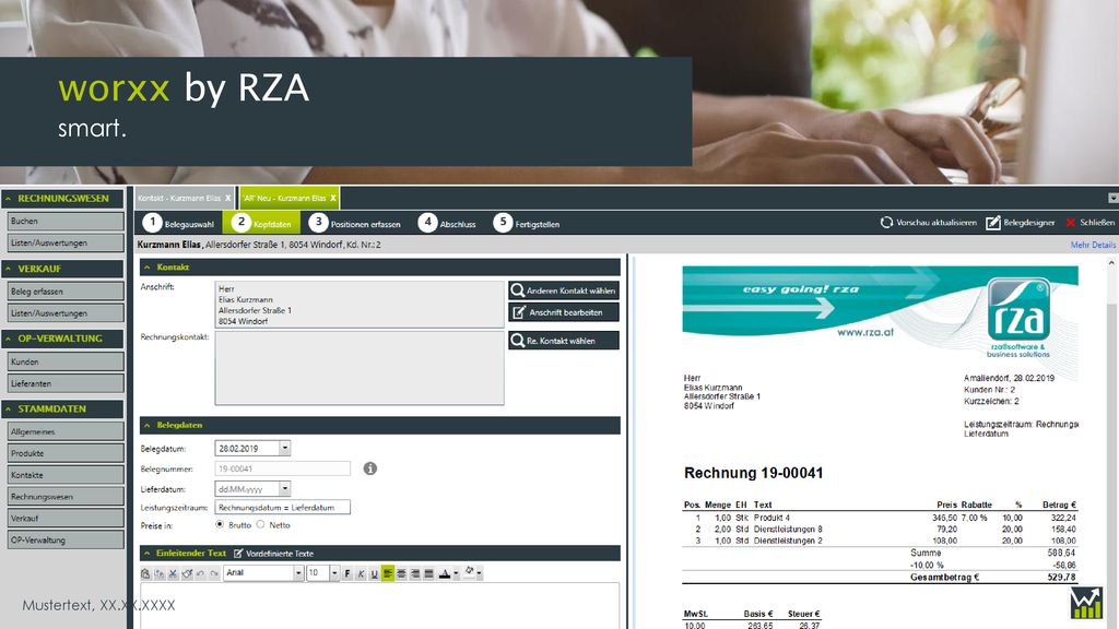 worxx by RZA smart. … bedeutet für uns einfache und intuitive Bedienung.
