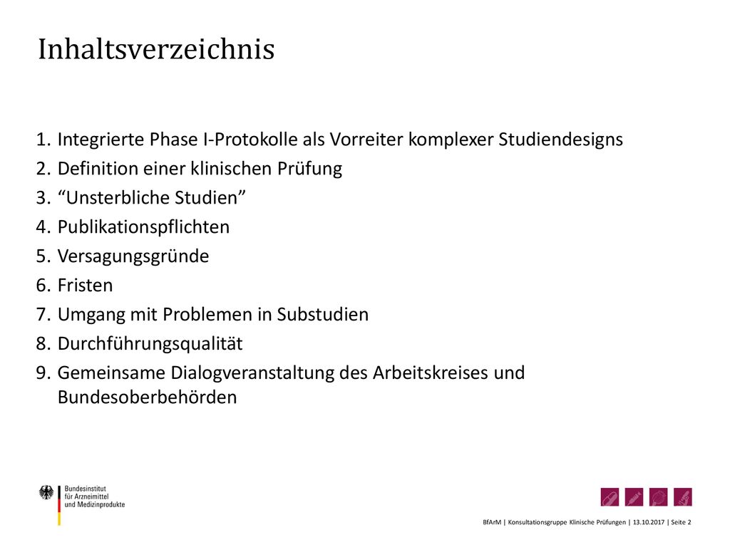 Integrierte Phase I-Protokolle als Vorreiter komplexer Studiendesigns