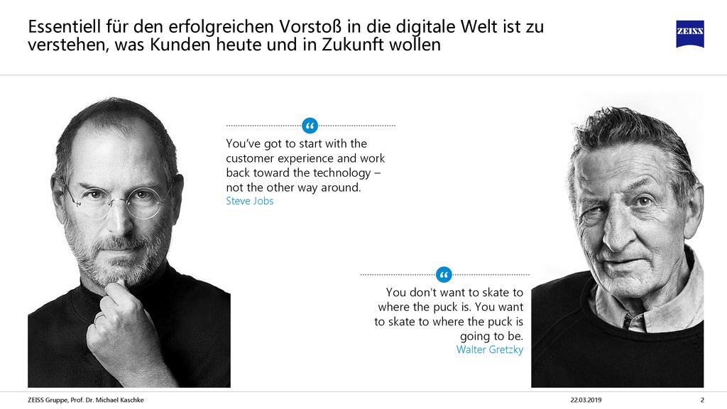 Essentiell für den erfolgreichen Vorstoß in die digitale Welt ist zu verstehen, was Kunden heute und in Zukunft wollen