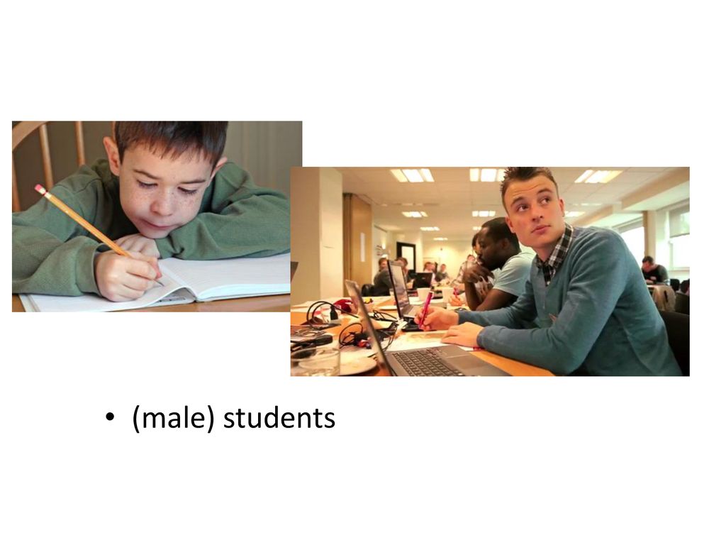 (male) students