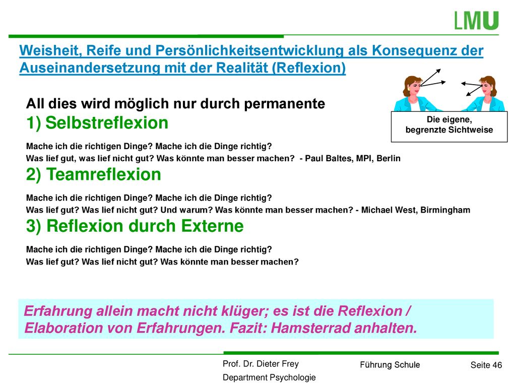 Mache ich die richtigen Dinge Mache ich die Dinge richtig