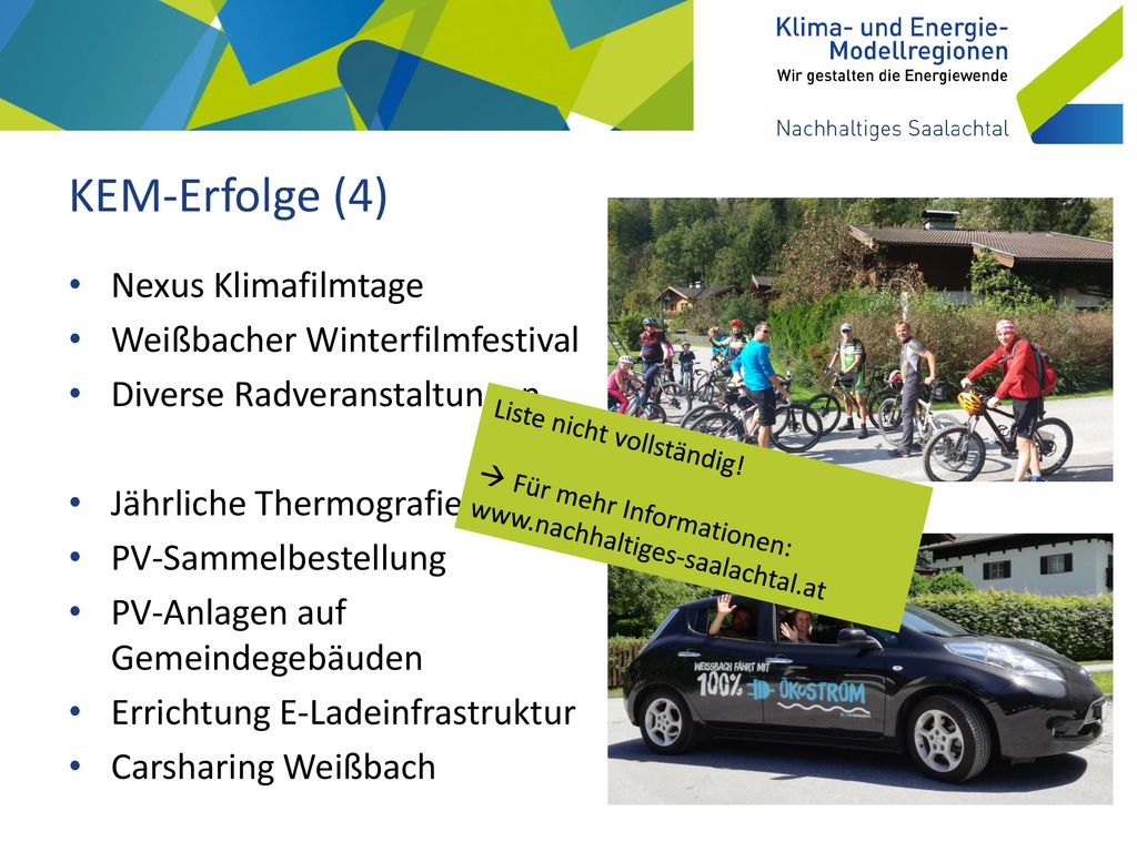 KEM-Erfolge (4) Nexus Klimafilmtage Weißbacher Winterfilmfestival