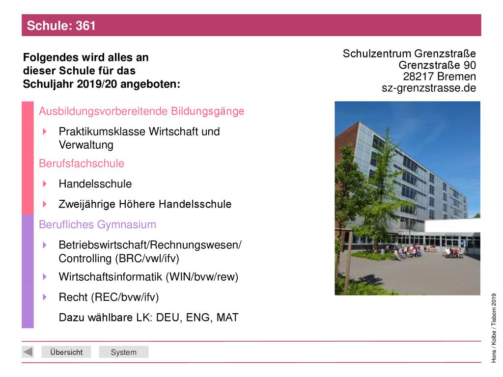 Schule: 361 Schulzentrum Grenzstraße Grenzstraße Bremen sz-grenzstrasse.de. Ausbildungsvorbereitende Bildungsgänge.