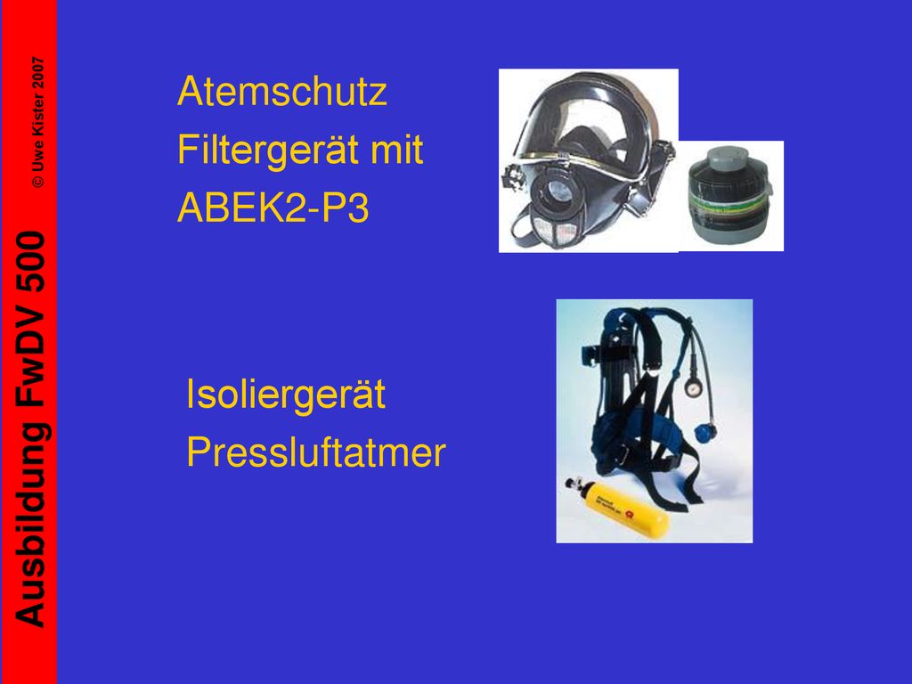 Atemschutz Filtergerät mit ABEK2-P3