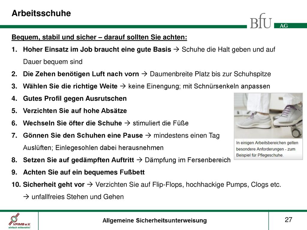 Arbeitsschuhe Bequem, stabil und sicher – darauf sollten Sie achten: