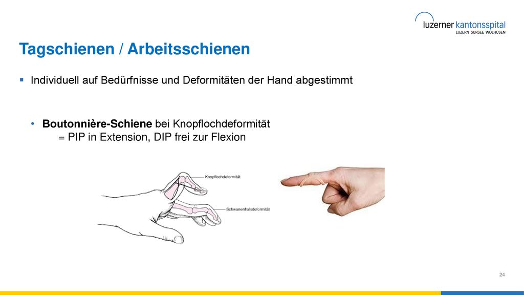 Tagschienen / Arbeitsschienen