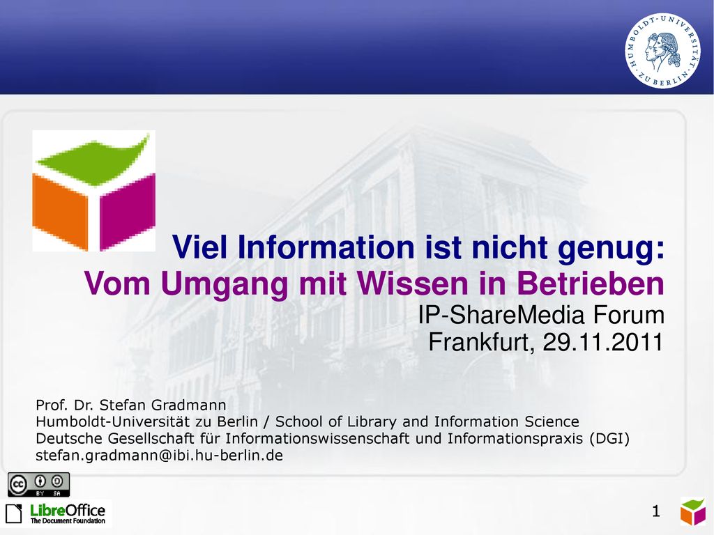 Viel Information ist nicht genug: Vom Umgang mit Wissen in Betrieben