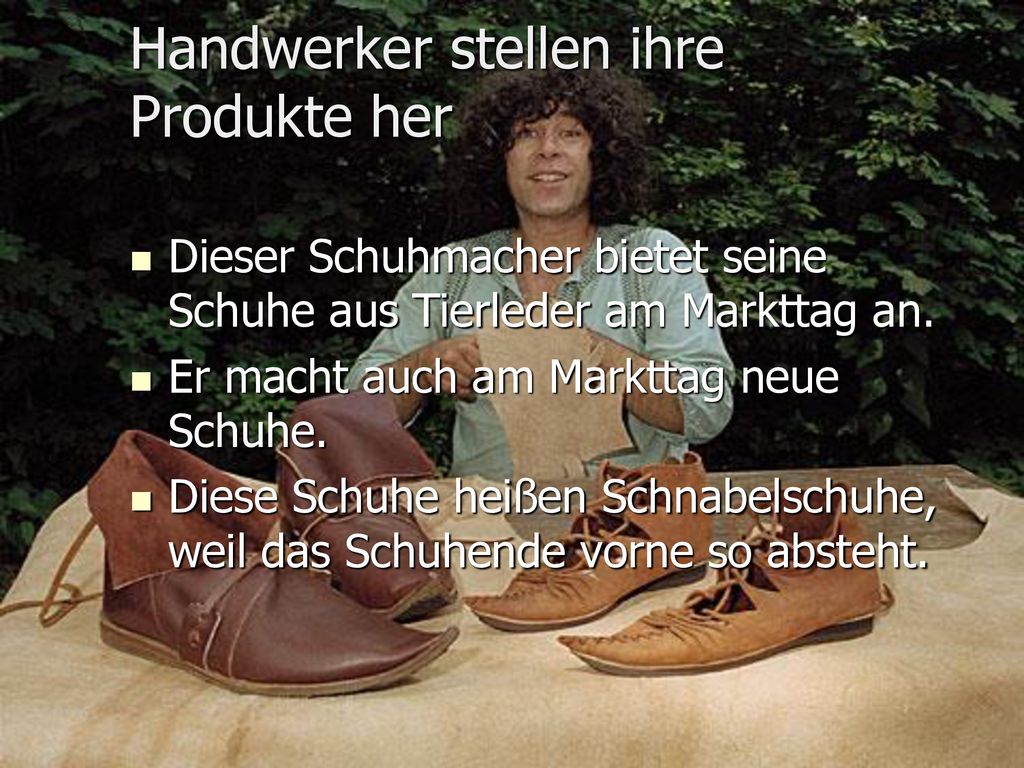 Handwerker stellen ihre Produkte her