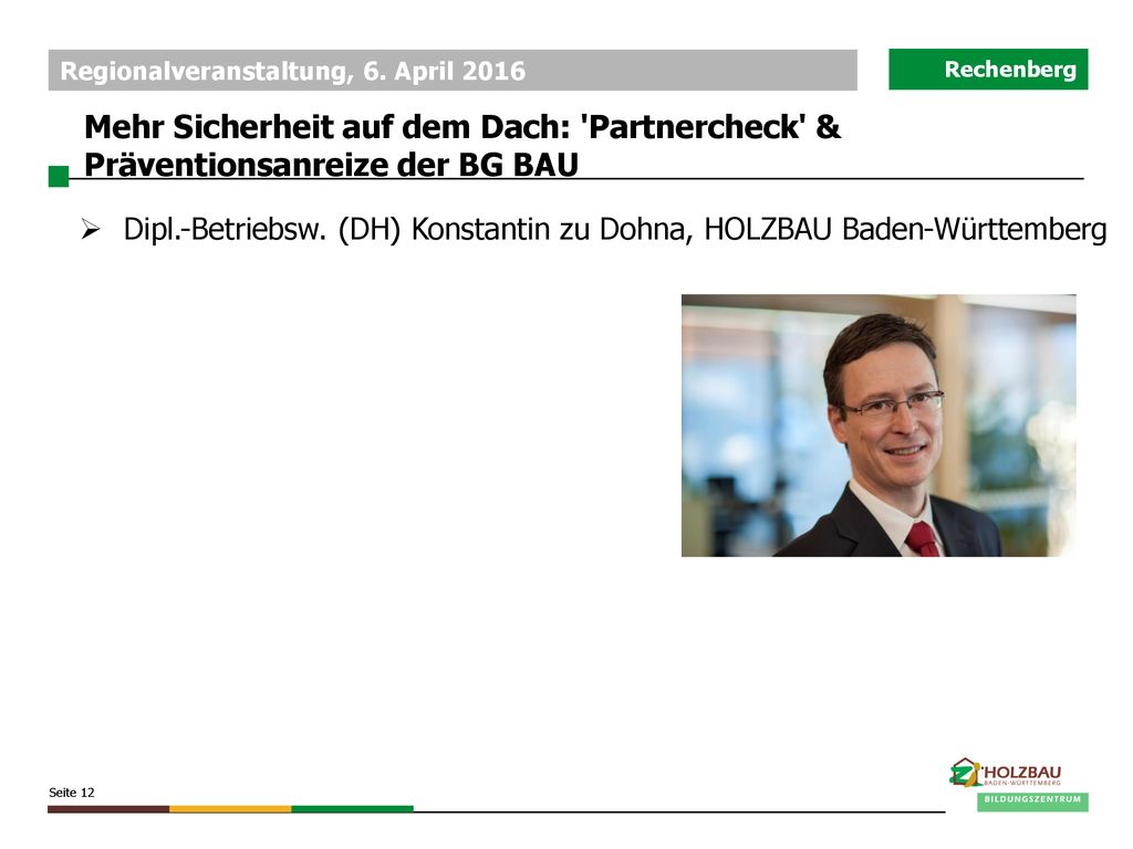 Mehr Sicherheit auf dem Dach: Partnercheck & Präventionsanreize der BG BAU
