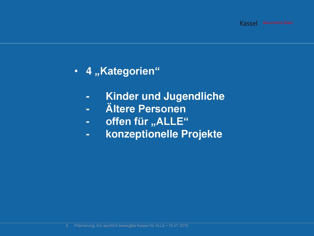 4 „Kategorien -. Kinder und Jugendliche -. Ältere Personen -