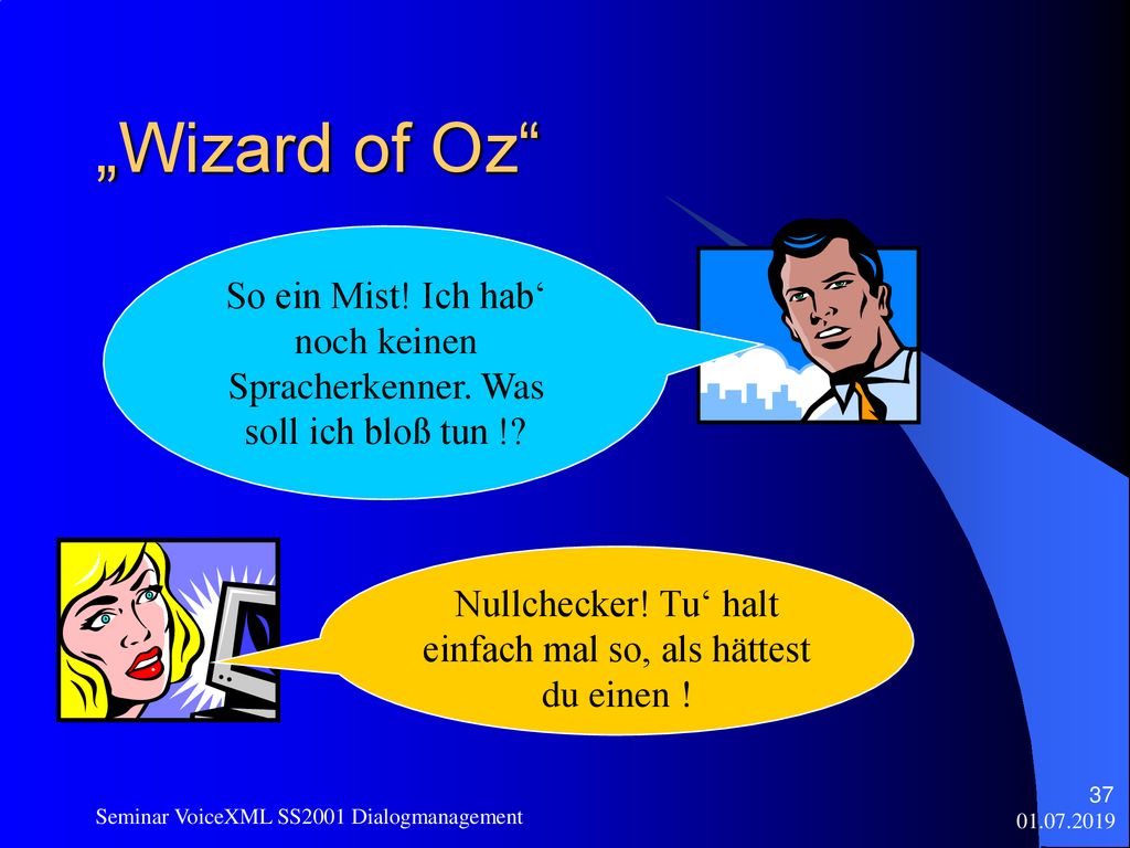Nullchecker! Tu‘ halt einfach mal so, als hättest du einen !