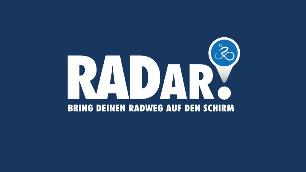 Eine weitere Komponente der STADTRADELN-Kampagne ist die Online-Meldeplattform RADar!, die (optional) von allen STADTRADELN-Teilnehmerkommunen genutzt und angeboten werden kann.