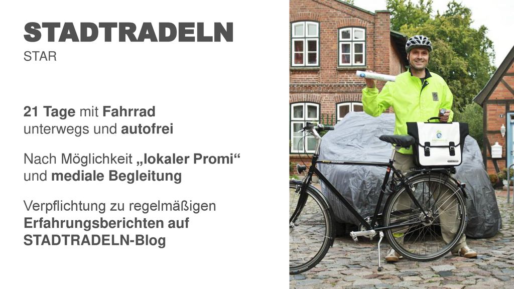 STADTRADELN 21 Tage mit Fahrrad unterwegs und autofrei