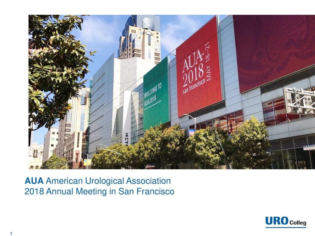AUA American Urological Association 2018 Annual Meeting in San Francisco