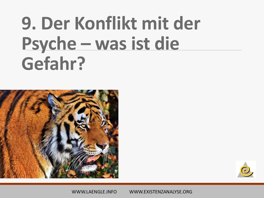9. Der Konflikt mit der Psyche – was ist die Gefahr