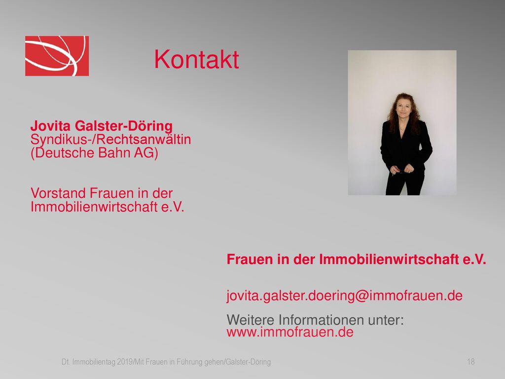 Dt. Immobilientag 2019/Mit Frauen in Führung gehen/Galster-Döring