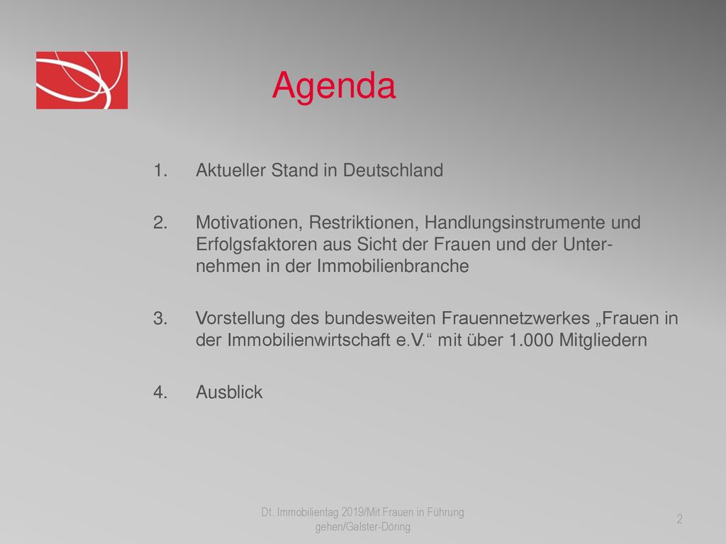 Dt. Immobilientag 2019/Mit Frauen in Führung gehen/Galster-Döring