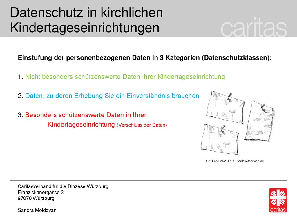 Datenschutz in kirchlichen Kindertageseinrichtungen