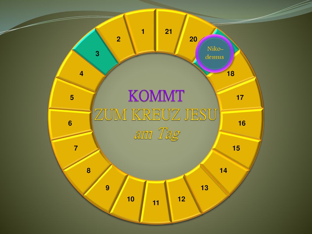 KOMMT ZUM KREUZ JESU am Tag