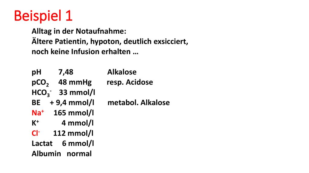 Beispiel 1 Alltag in der Notaufnahme: