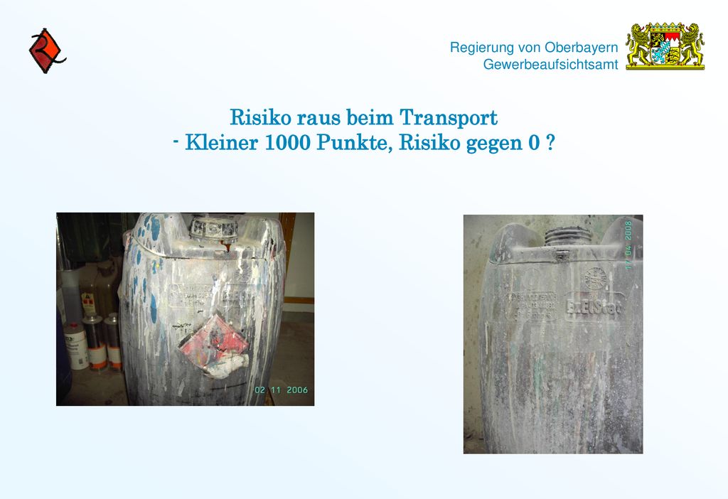 Risiko raus beim Transport - Kleiner 1000 Punkte, Risiko gegen 0