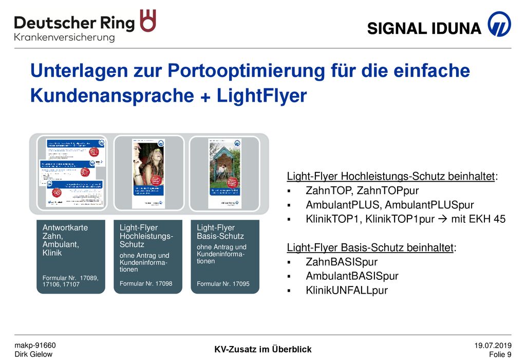 Unterlagen zur Portooptimierung für die einfache Kundenansprache + LightFlyer