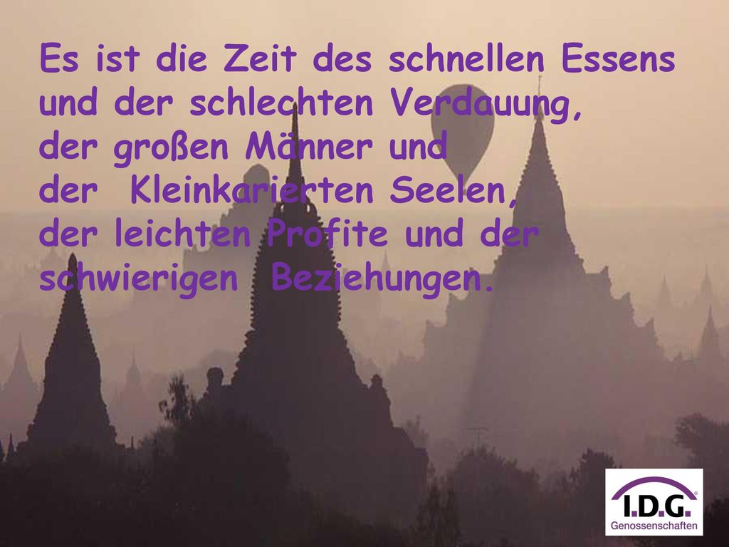 Es ist die Zeit des schnellen Essens und der schlechten Verdauung,