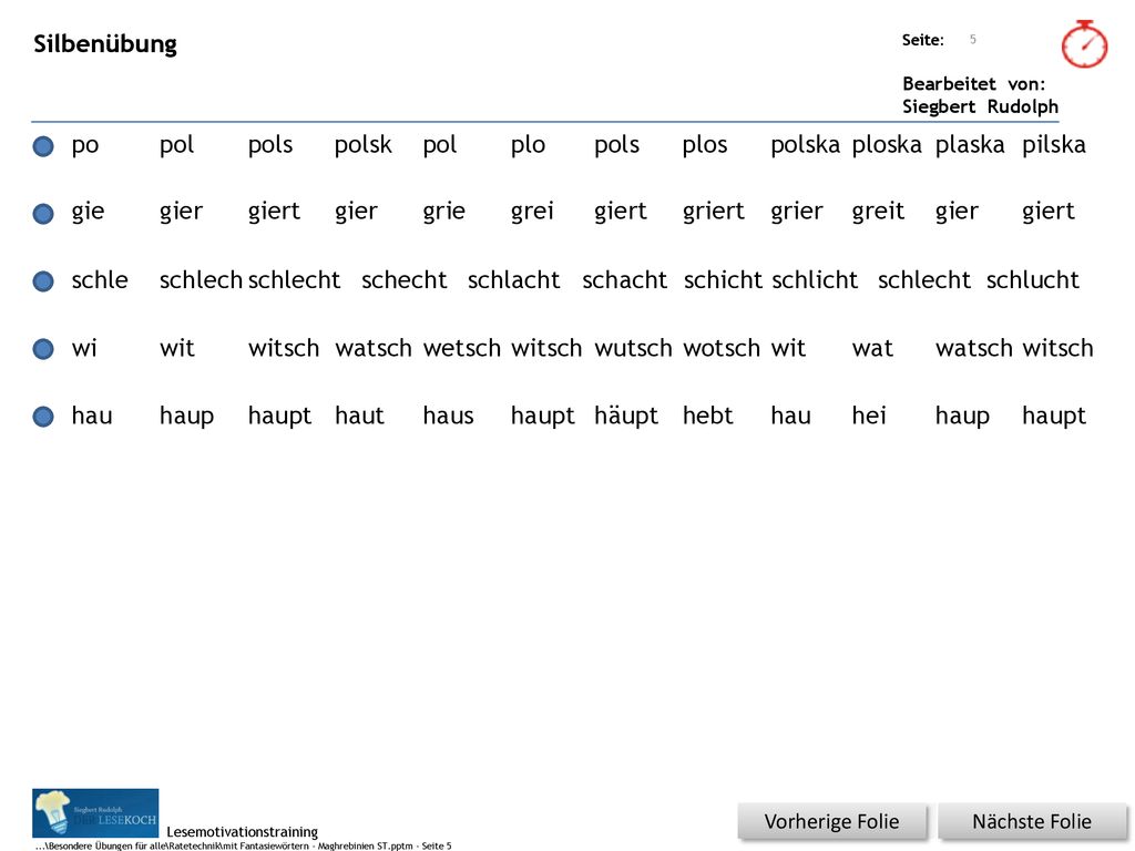 Silbenübung po pol pols polsk pol plo pols plos polska ploska plaska