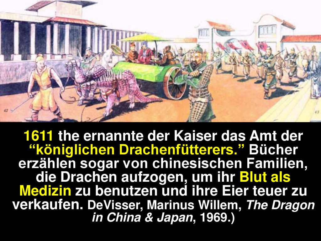1611 the ernannte der Kaiser das Amt der königlichen Drachenfütterers