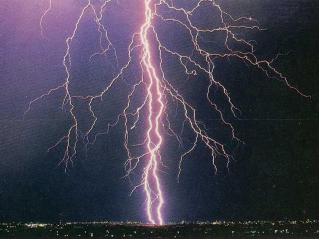 Picture of lightning from textbook Allyn and Bacon GS p.332