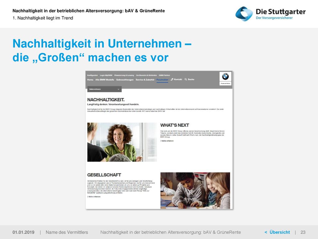 Nachhaltigkeit in Unternehmen – die „Großen machen es vor