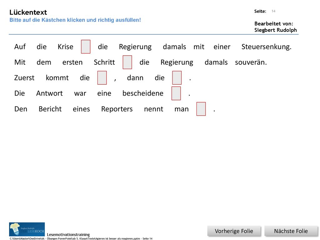 Auf die Krise die Regierung damals mit einer Steuersenkung. Mit dem