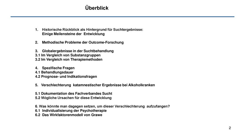 Überblick Historische Rückblick als Hintergrund für Suchtergebnisse: Einige Meilensteine der Entwicklung.