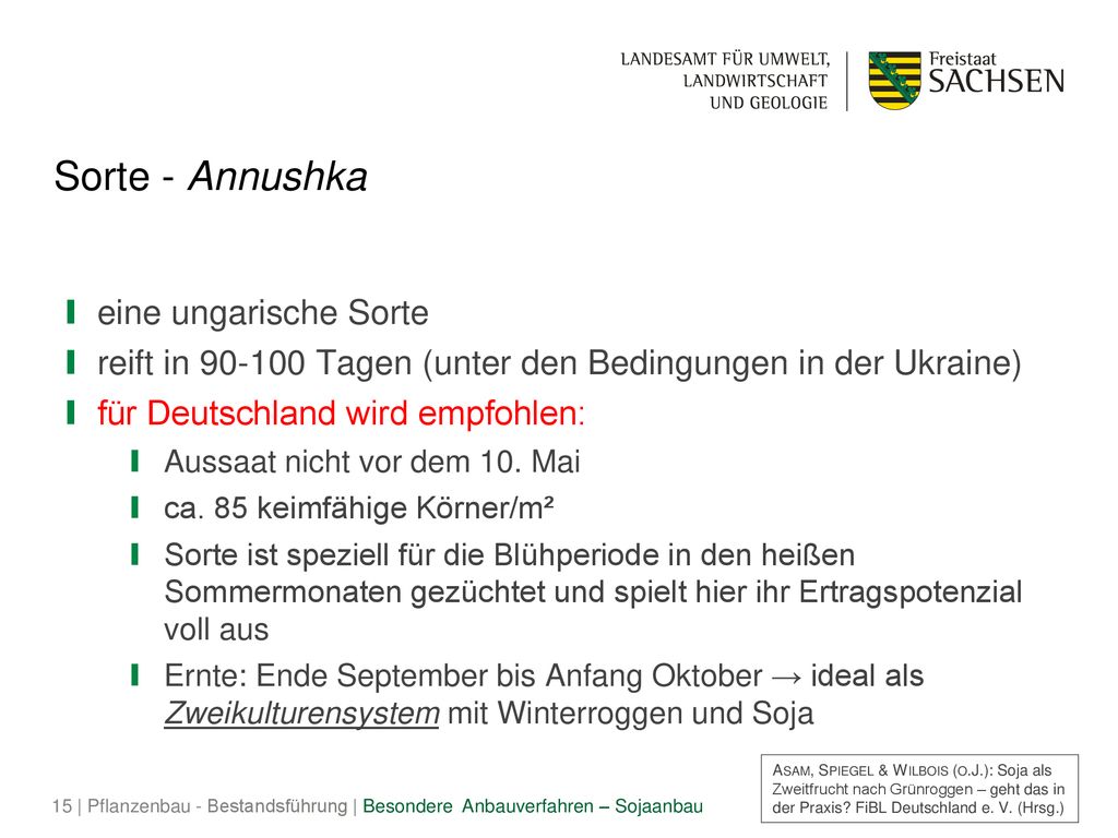 Sorte - Annushka eine ungarische Sorte