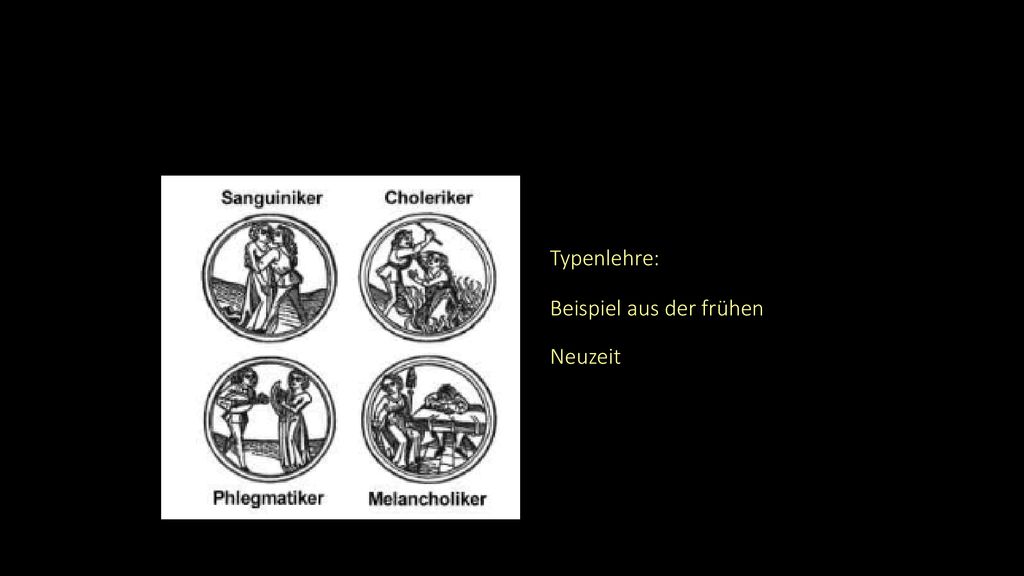 Typenlehre: Beispiel aus der frühen Neuzeit