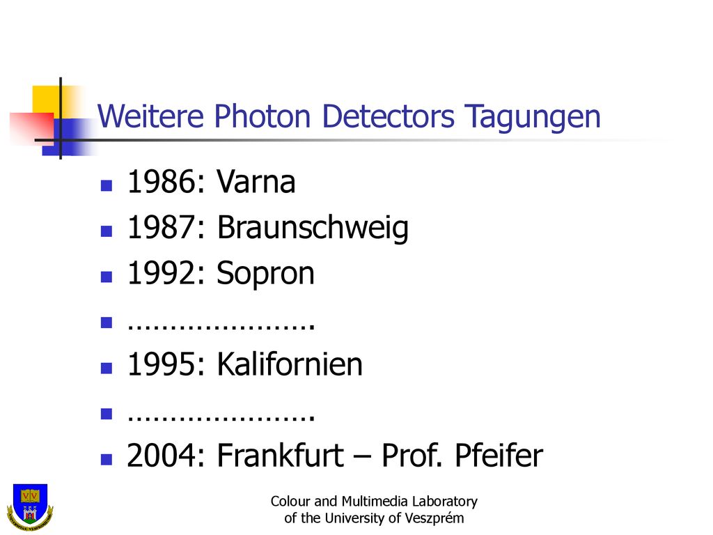 Weitere Photon Detectors Tagungen