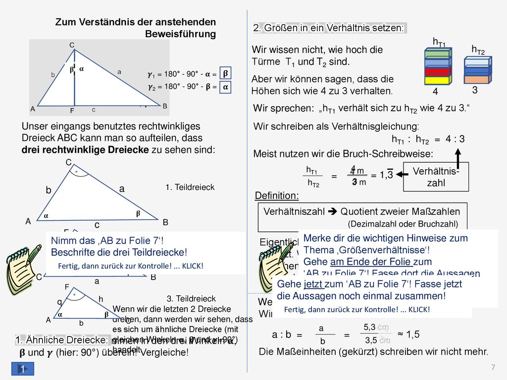. . . Fertig, dann zurück zur Kontrolle! ... KLICK!