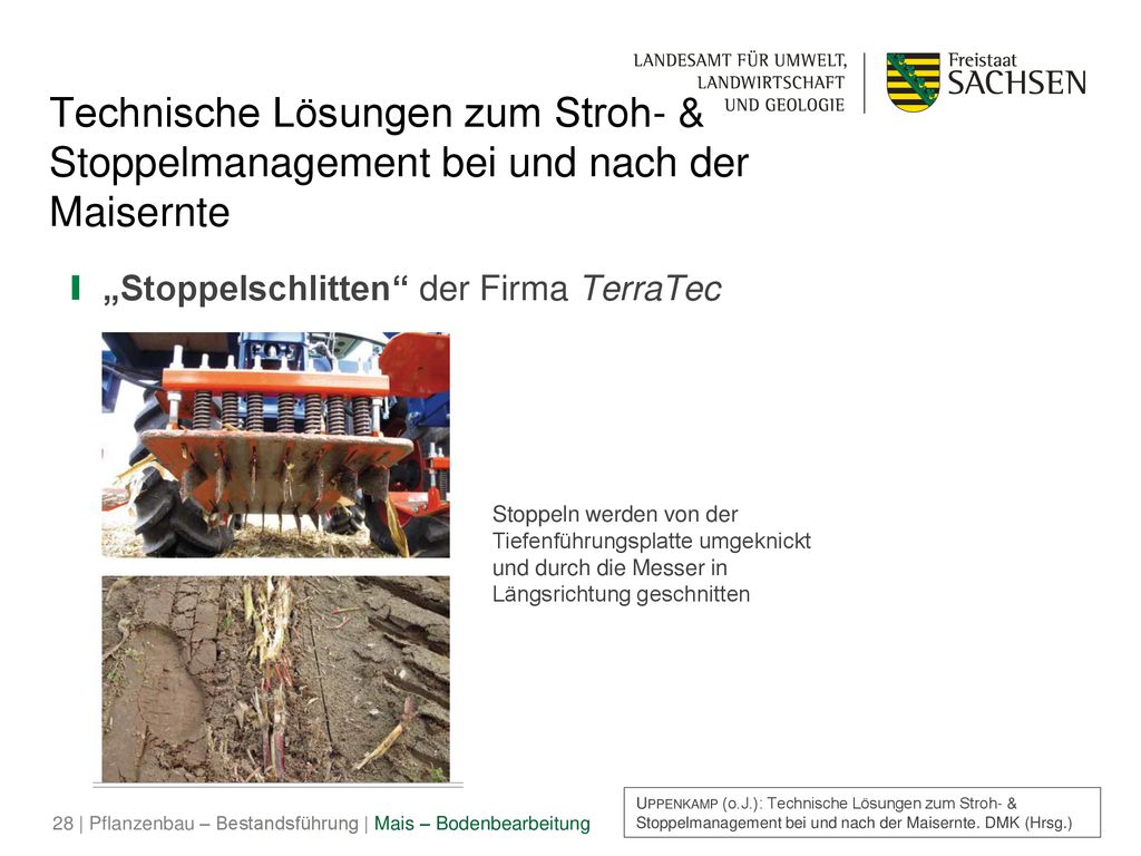 Technische Lösungen zum Stroh- & Stoppelmanagement bei und nach der Maisernte